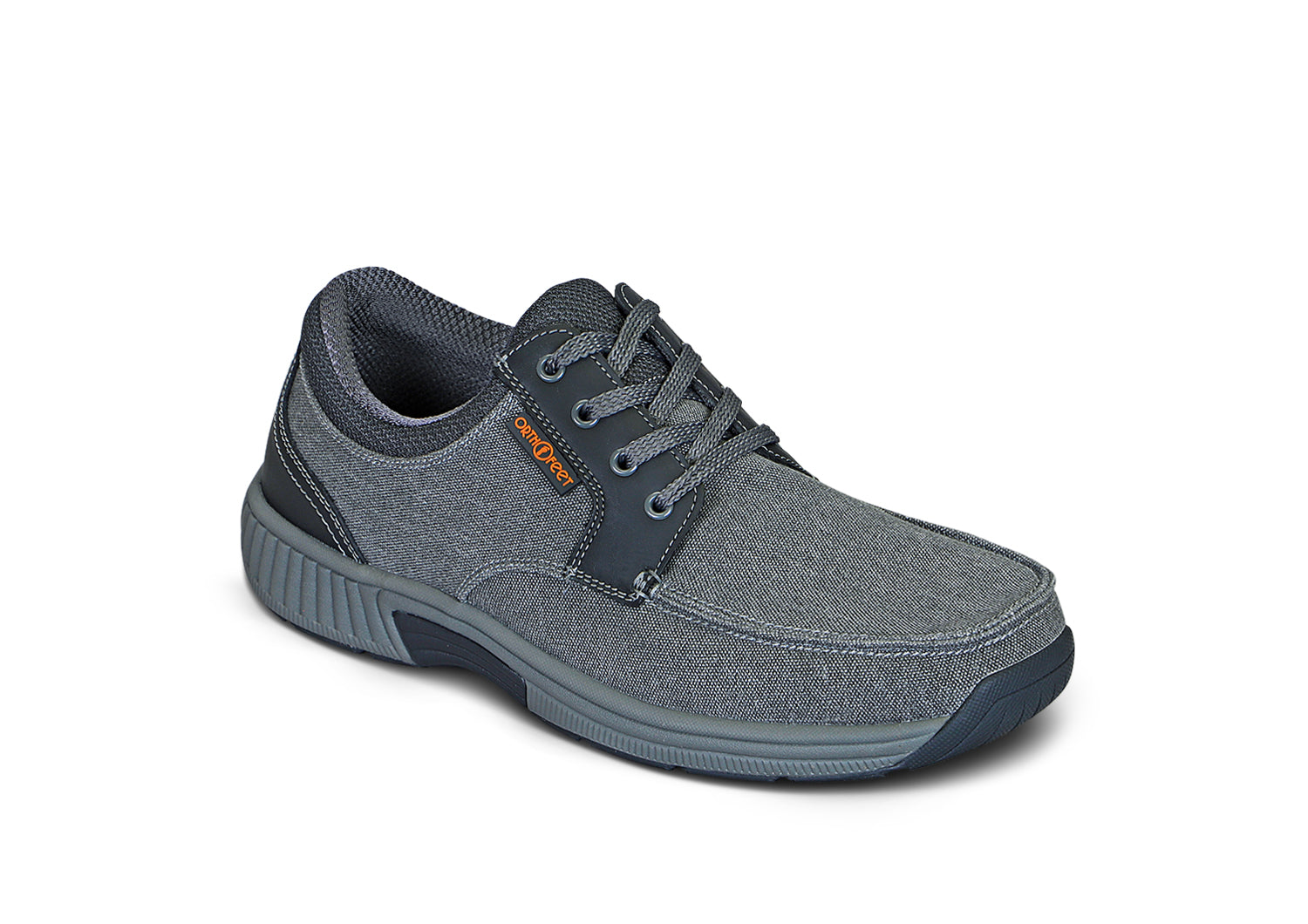 Porto Canvas Athletic Shoes for Men & Women - Lightweight Comfortable Sneakers in Gray for Running, Walking & Casual Wear