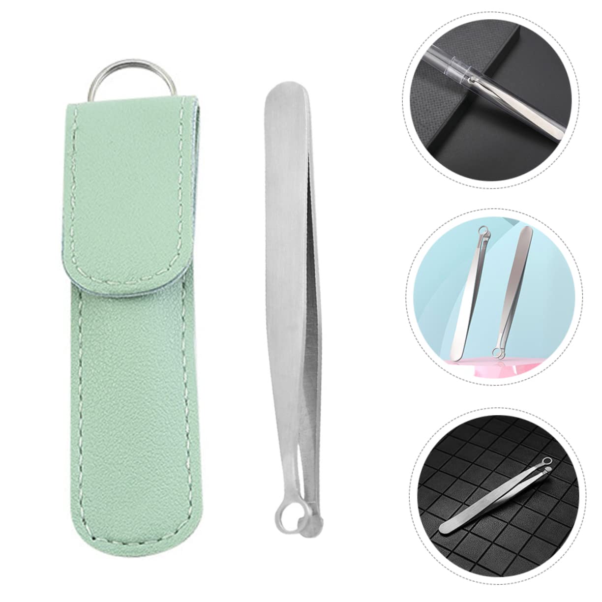 Stainless Steel Nose Hair Trimmer & Clipper - Precision Nose Hair Removal Tool for Men & Women - Perfect for Grooming, Travel & Personal Care