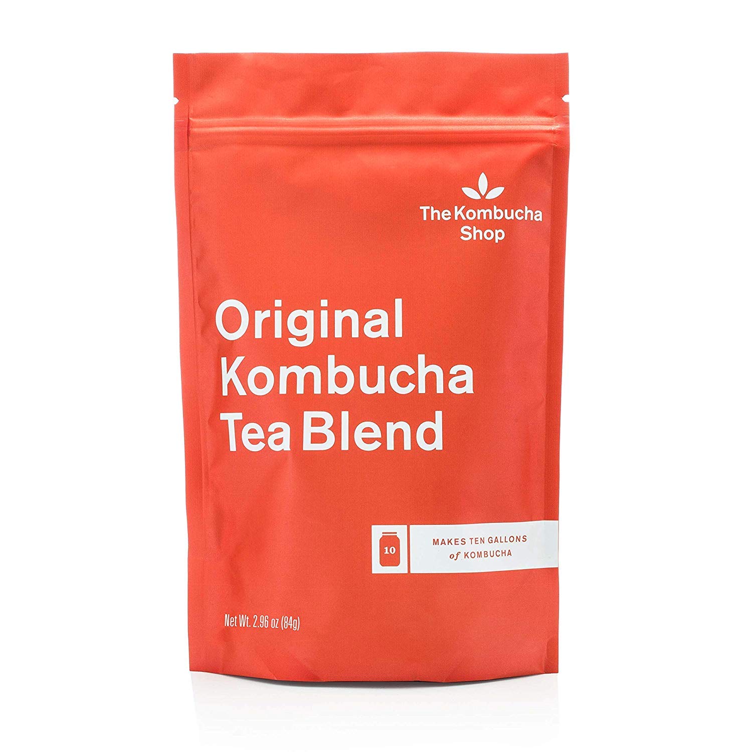 Premium Kombucha Brewing Kit - Includes 6 Swing Top Bottles, Stainless Steel Funnel, Custom Brush & Tea for 10 Gallons | Home Brewing Starter Set for Healthy Probiotic Drinks | Perfect for Beginners & Kombucha Enthusiasts