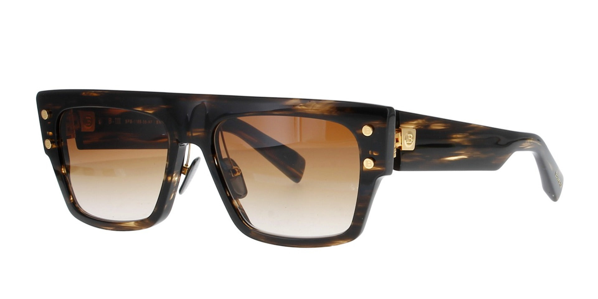 Balmain B III BPS116 Luxury Sunglasses - Polarized UV Protection for Men & Women - Perfect for Driving, Beach & Outdoor Activities