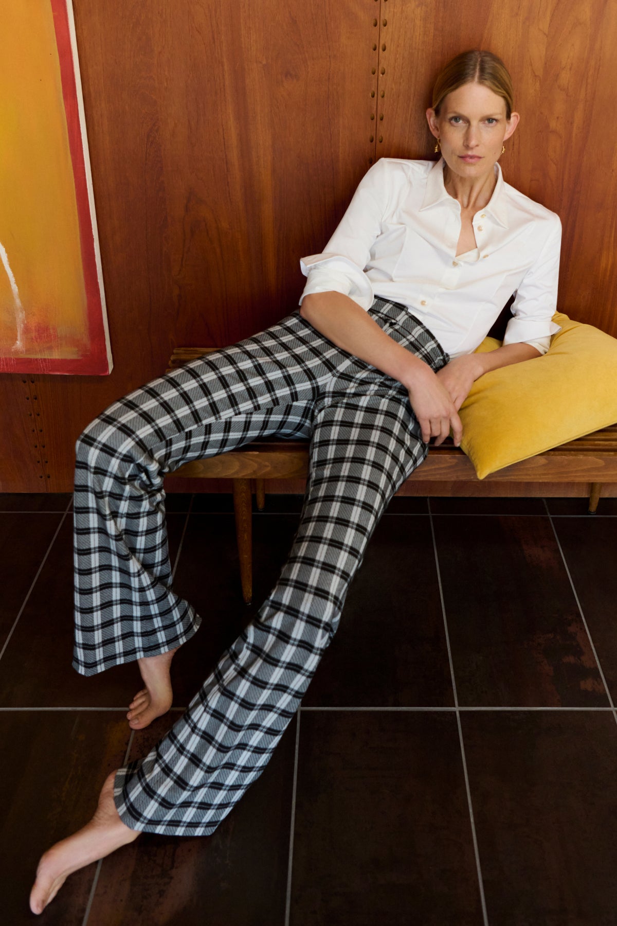 Horton Pant Knit Suiting Pants - Comfortable Stretch Formal Trousers for Office & Business Wear | Checkmate Collection | Perfect for Work, Meetings & Professional Events