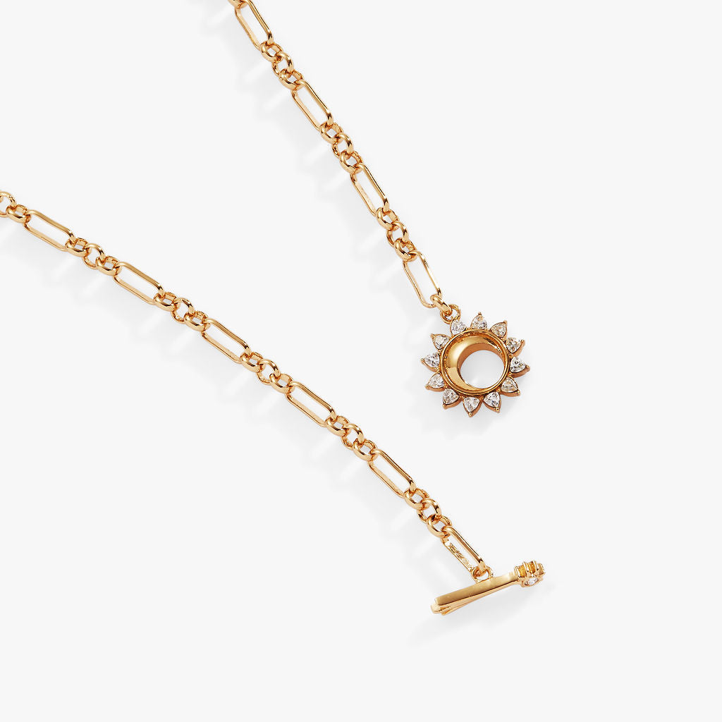 Celestial Toggle Necklace - Elegant Moon and Star Pendant Jewelry for Women | Perfect for Date Nights, Parties & Special Occasions