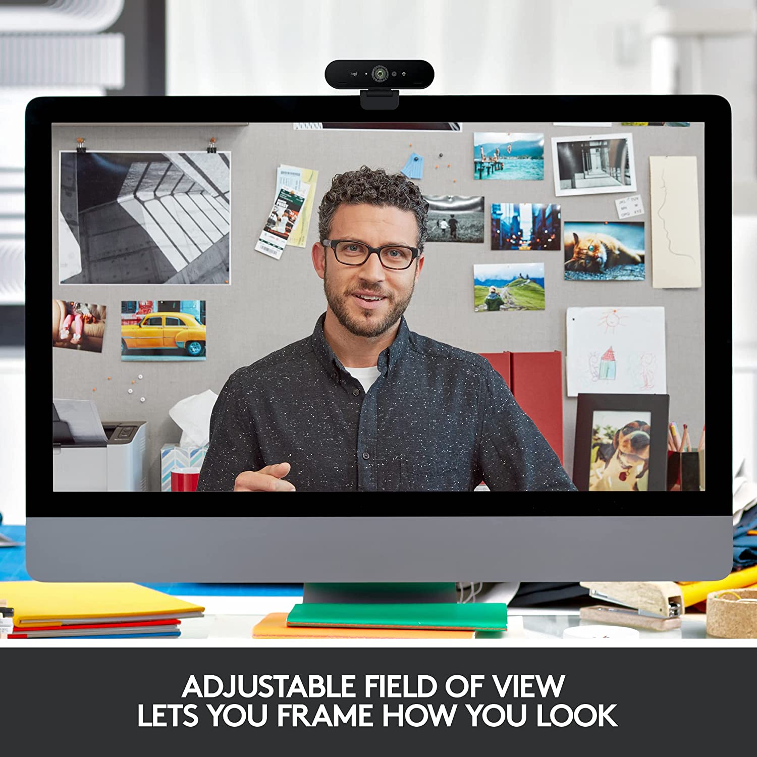Logitech Brio 4K Ultra HD Webcam with HDR & Noise Reduction - Premium Streaming Web Camera for Video Conferencing, Gaming & Content Creation (Ideal for Zoom, Teams, YouTube & Twitch)