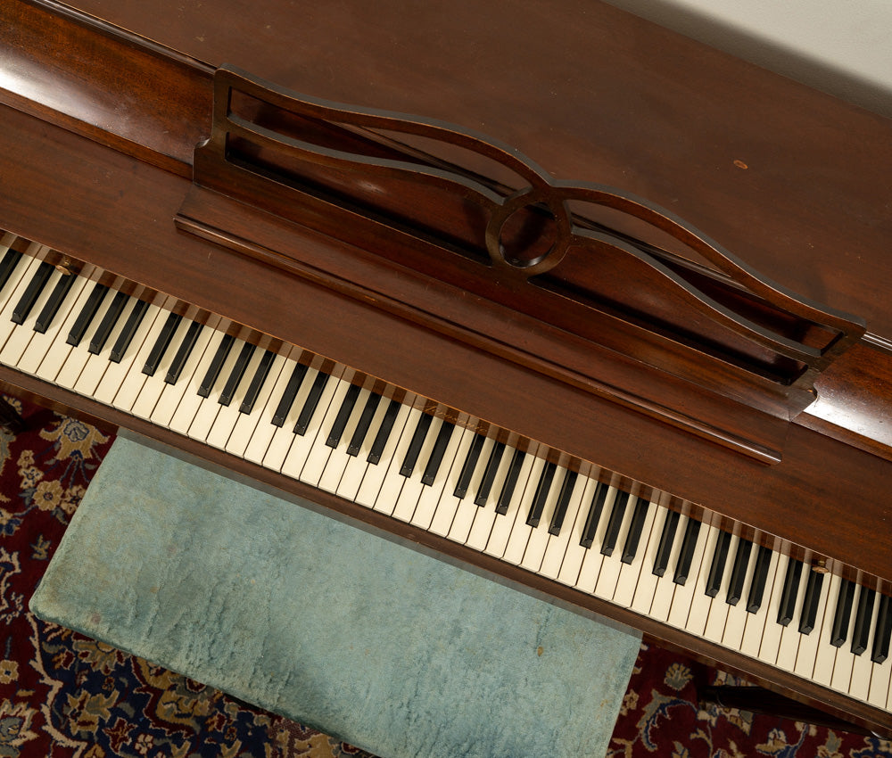 Acrosonic by Baldwin Spinet Piano - Satin Walnut Finish | Serial Number 518310 | Perfect for Home, Studio & Music Education