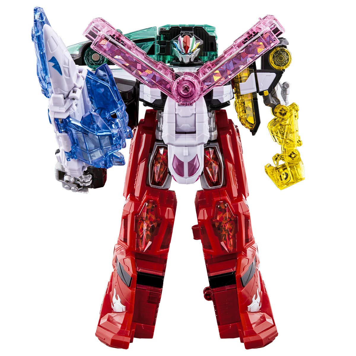 Bandai Mashin Sentai Kiramager Robot Series 01 Mashin Gattai DX Kiramaizin Set - Super Sentai Action Figure Toy for Kids & Collectors - Perfect for Playtime, Display & Anime Fans