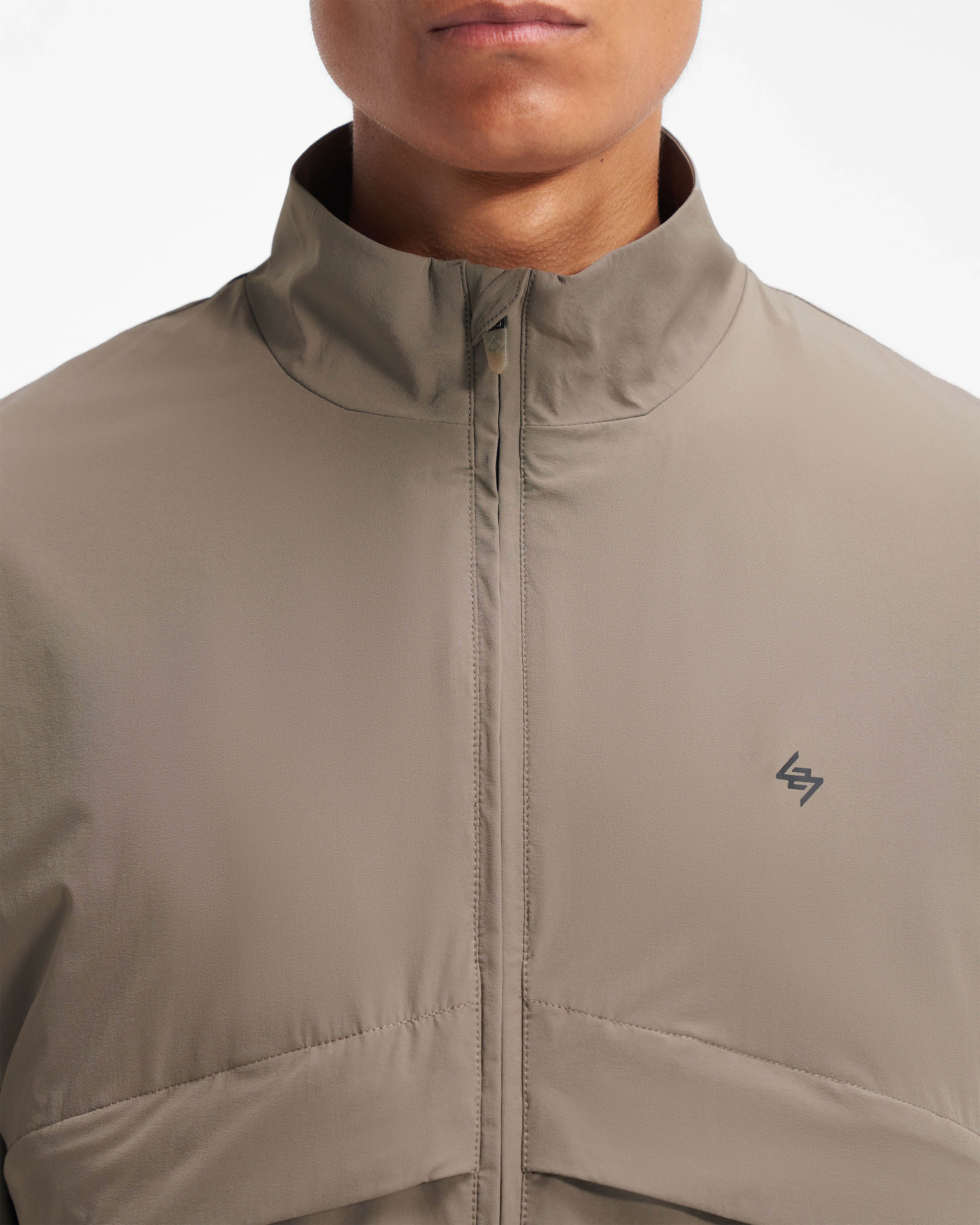 Team 247 Men's Army Green Track Jacket - Lightweight Running Hoodie for Outdoor Sports & Casual Wear