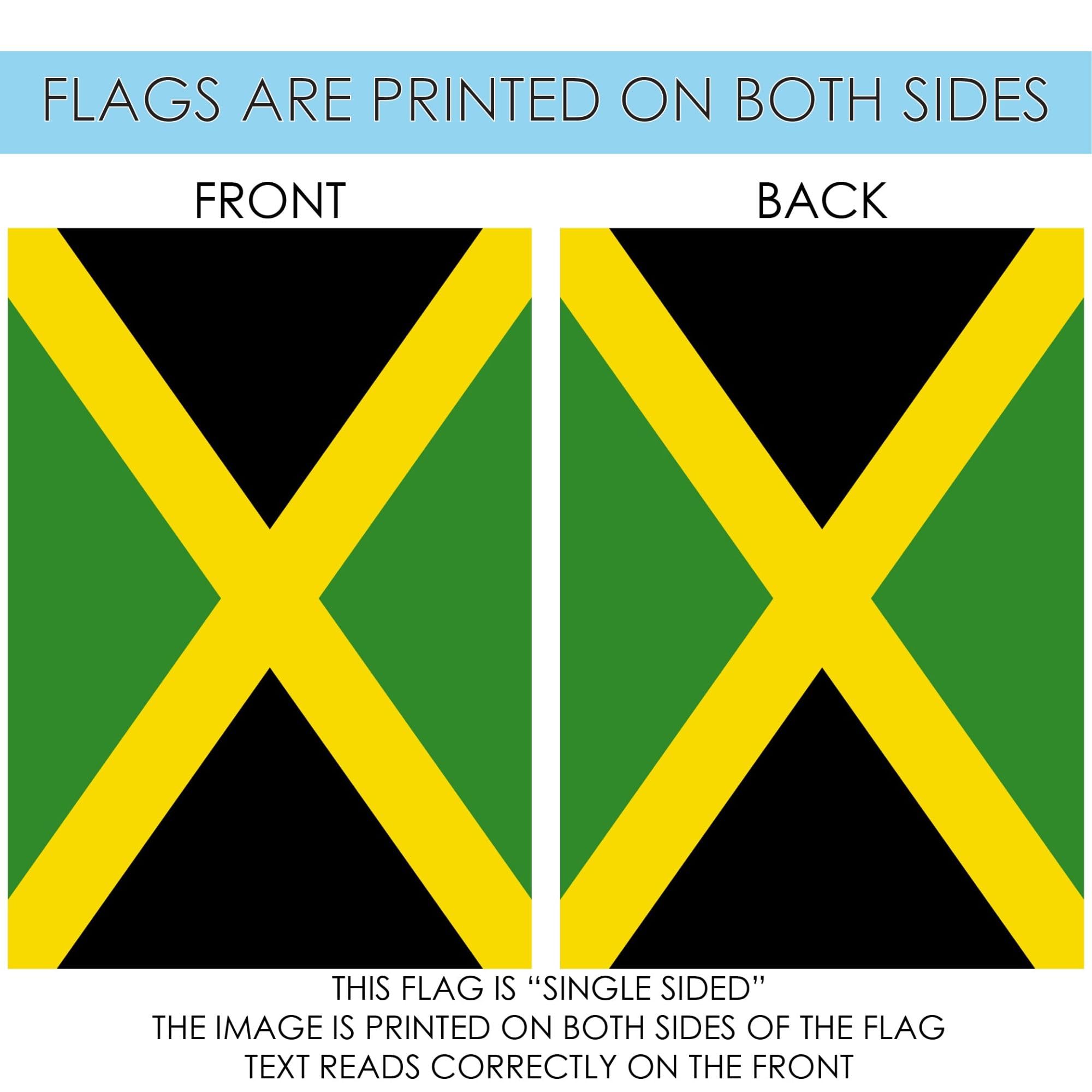 Toland Home Garden 1010643 Jamaica Flag 28x40 Inch - Premium Outdoor Decorative House Flag for Porch, Yard & Patriotic Displays