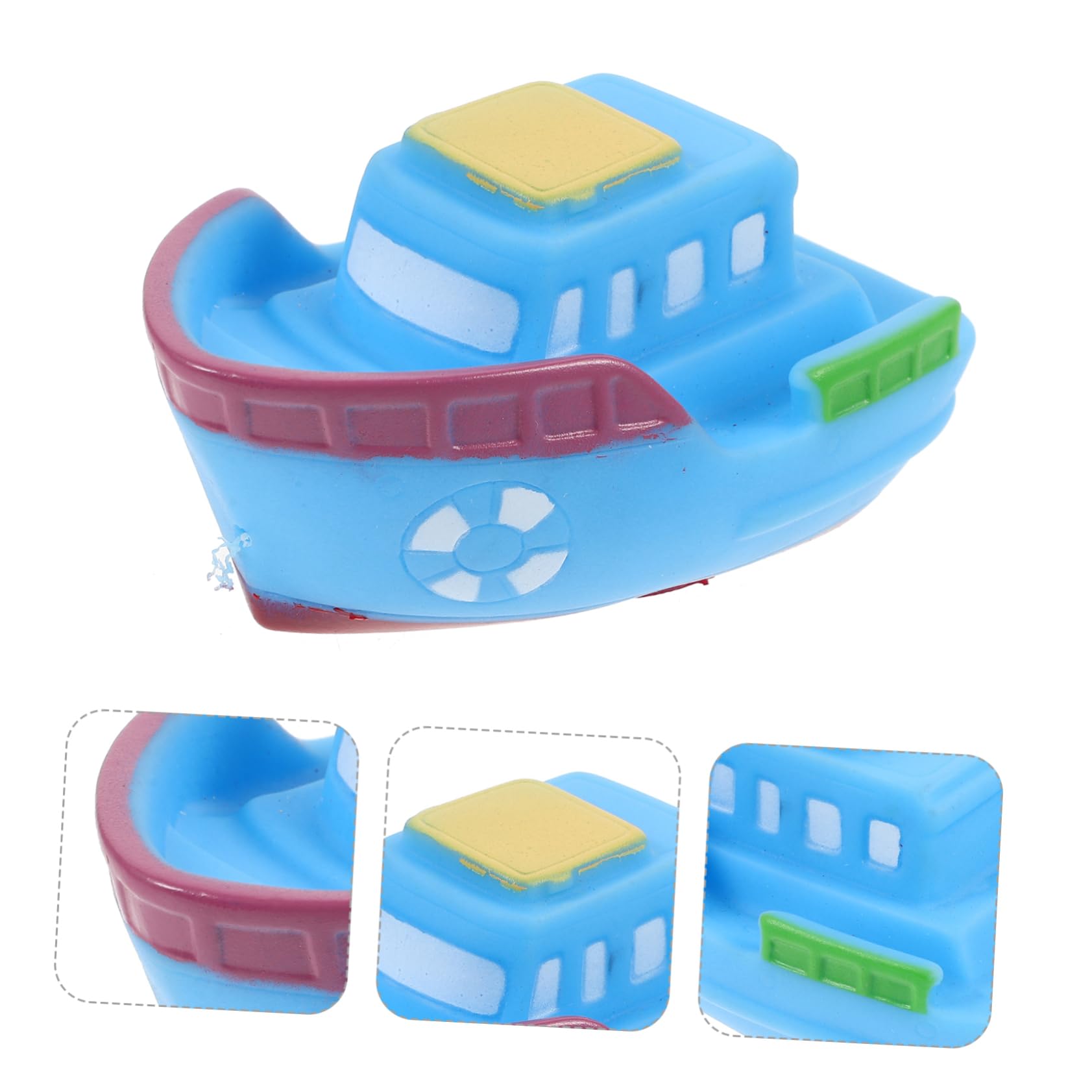 KICHOUSE Early Education Bath Toys for Toddlers - Waterproof Vinyl Bathtub Toys for Kids, Fun Learning & Sensory Play During Bath Time