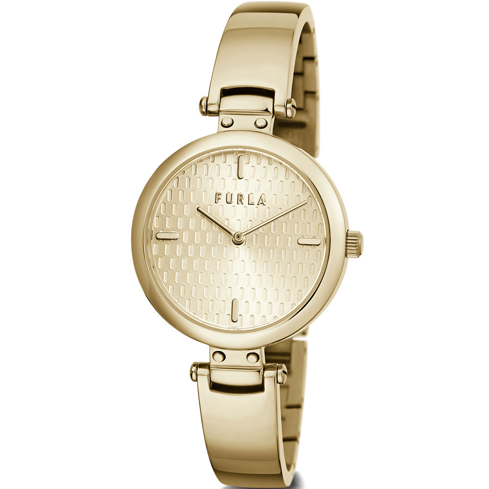 Furla WW00018006L2 New Pin Gold Tone Women's Watch - Elegant Fashion Accessory for Everyday Wear & Special Occasions