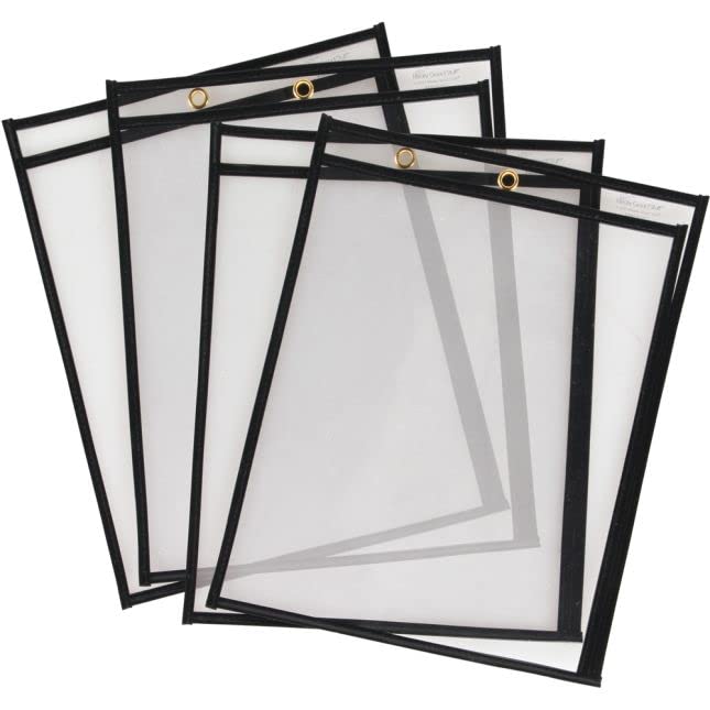 Re-Markable Dry Erase Sleeves - Two-Sided Opening Classroom Pack (Set of 10) - Perfect for Teachers, Students & Office Use - Whiteboard Sleeves for Worksheets, Lesson Plans & Presentations