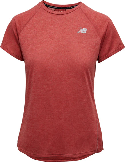 Women's New Balance Impact Short Sleeve T-Shirt - Lightweight Running & Workout Top for Gym, Yoga & Casual Wear