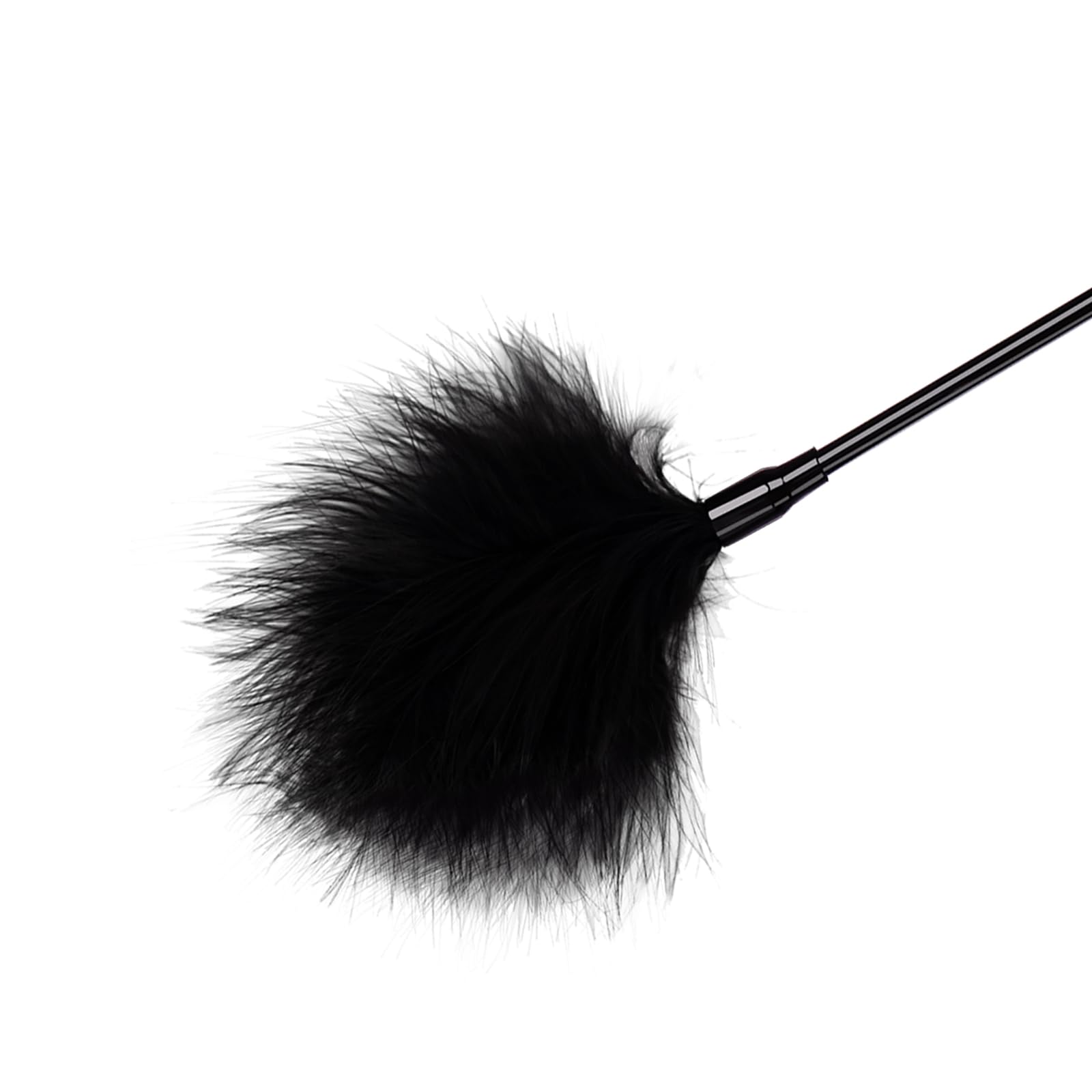 Flirting Feather Hand Pat - Adult Sensual Massage Toy for Couples, SM Heart-Shaped Beater, Black Romantic Sex Accessories - Perfect for Foreplay, BDSM Play & Spicing Up Your Intimate Moments