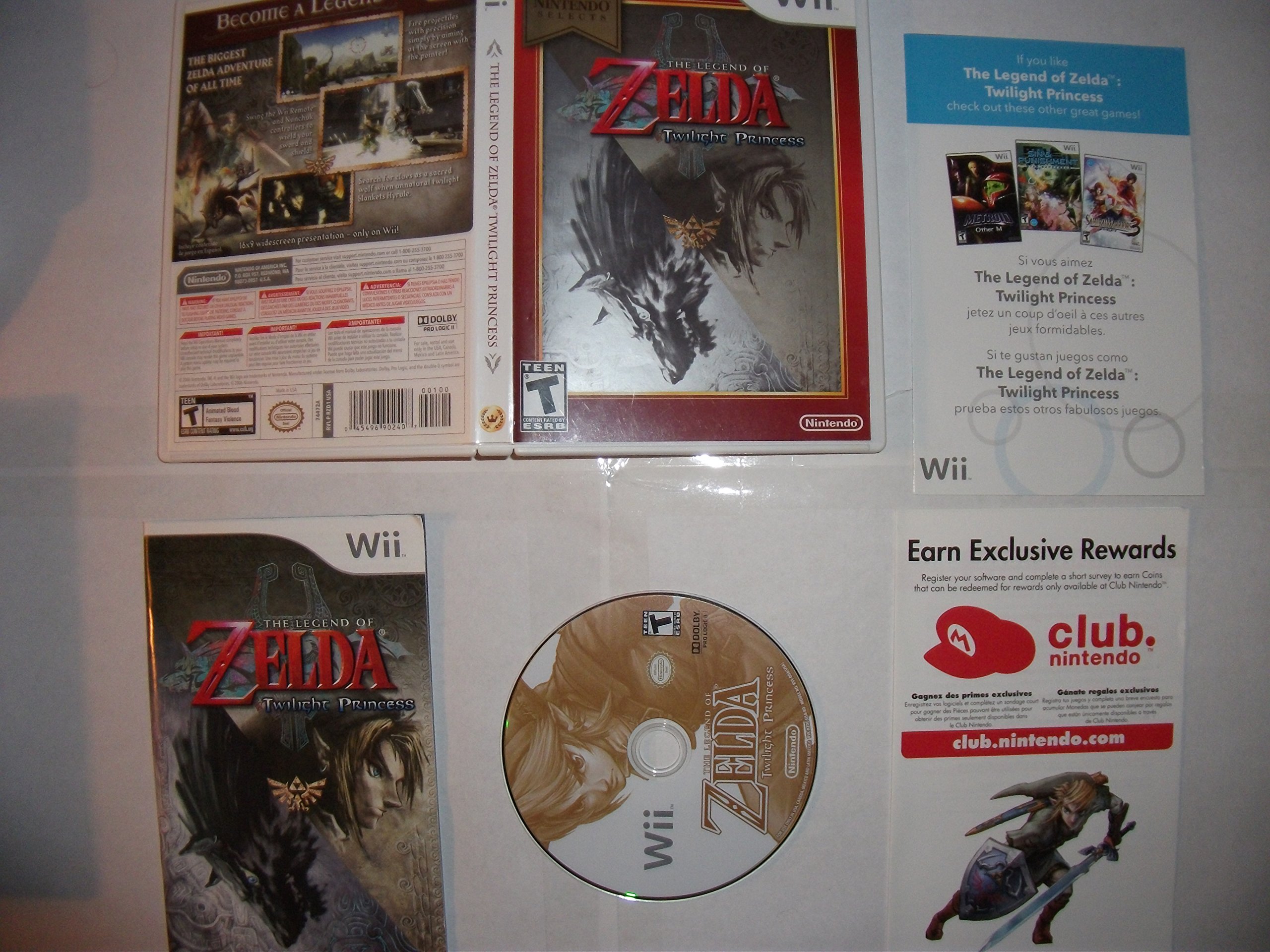 The Legend of Zelda: Twilight Princess (Nintendo Selects) - Nintendo Wii Adventure Game - Perfect for Fantasy RPG Fans & Collectors - Great for Gaming Nights & Gift Giving
