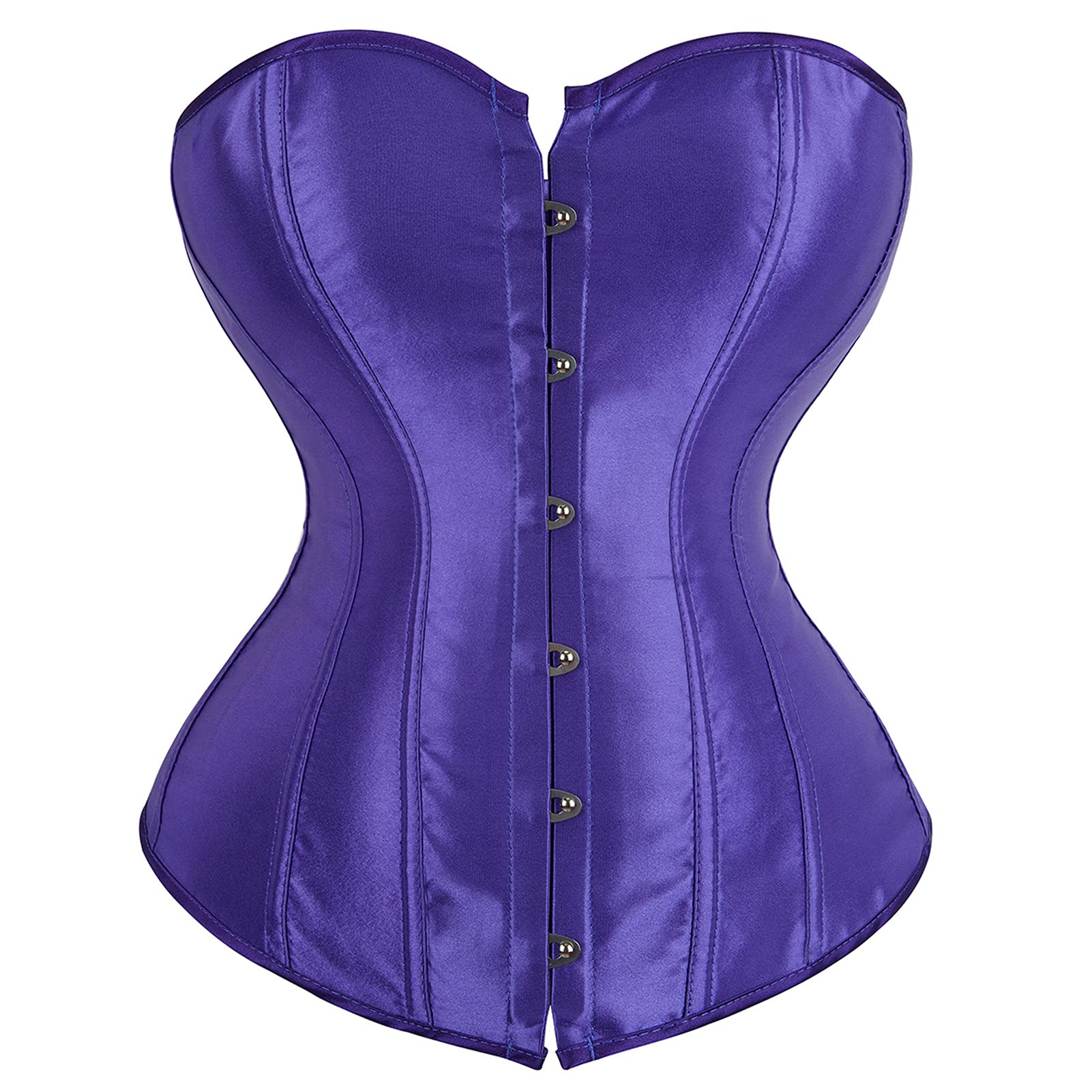 Sexy Black Satin Women's Bustier Corset Top & Waist Cincher Lingerie Set - Perfect for Valentine's Day, Boudoir Photography, and Special Occasions