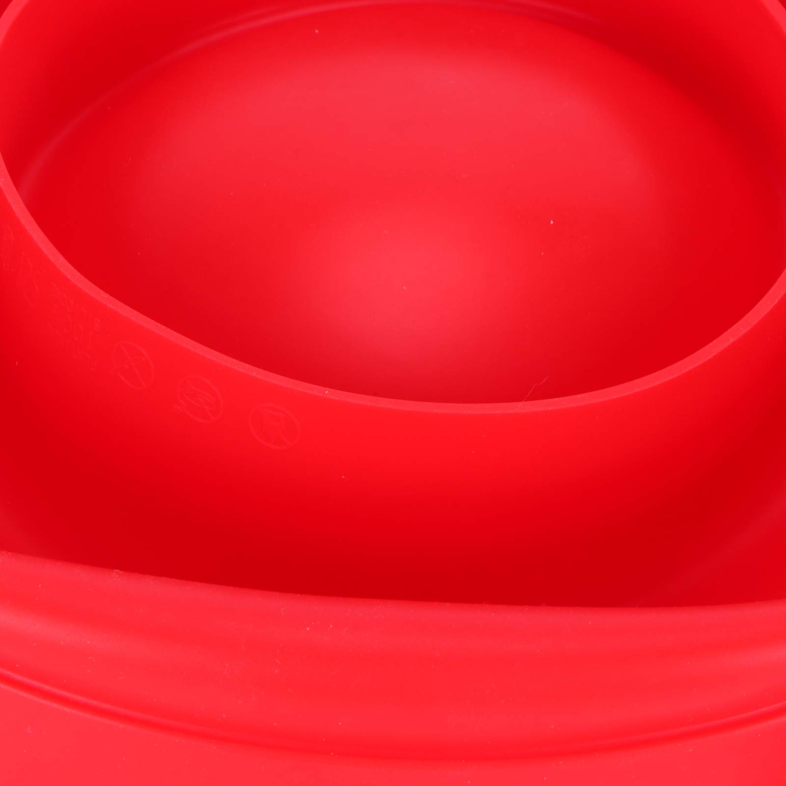 Foldable Microwave Popcorn Maker Bowl with Handle - Hot Air Popcorn Popper for Home, Movie Nights & Parties (Red) - Perfect for Family Snacking & Entertaining