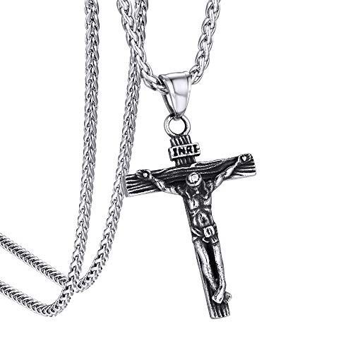 A. Crucifix INRI - Stainless Steel