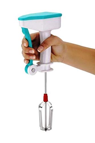 Stainless Steel Hand Blender - Egg Beater, Lassi & Butter Milk Maker - Perfect for Baking, Cooking & Smoothie Making at Home