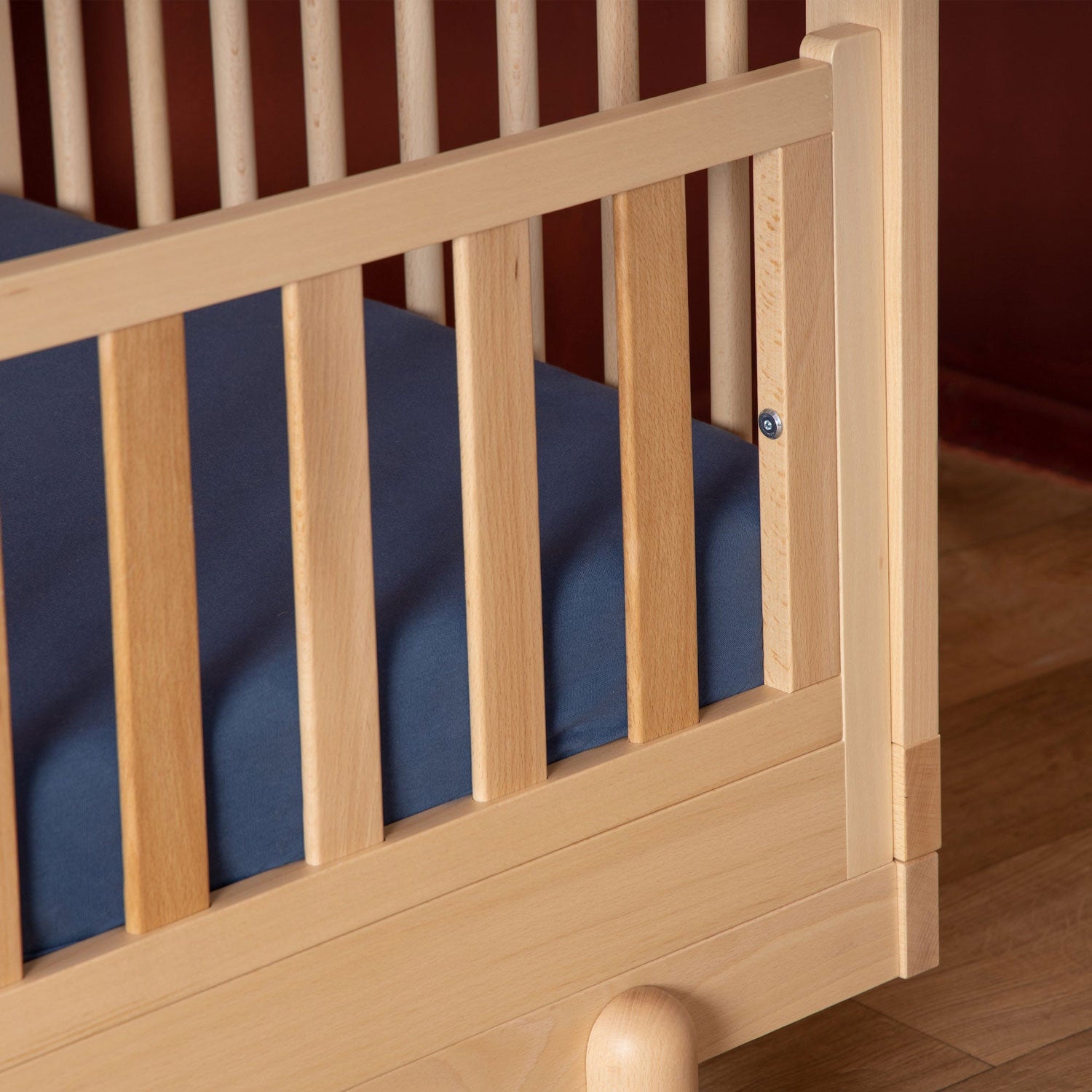 Bliss 4-in-1 Convertible Baby Crib - Toddler Bed, Daybed & Full-Size Bed | Safe & Stylish Nursery Furniture for Newborns to Teens | Perfect for Bedrooms, Daycare & Guest Rooms