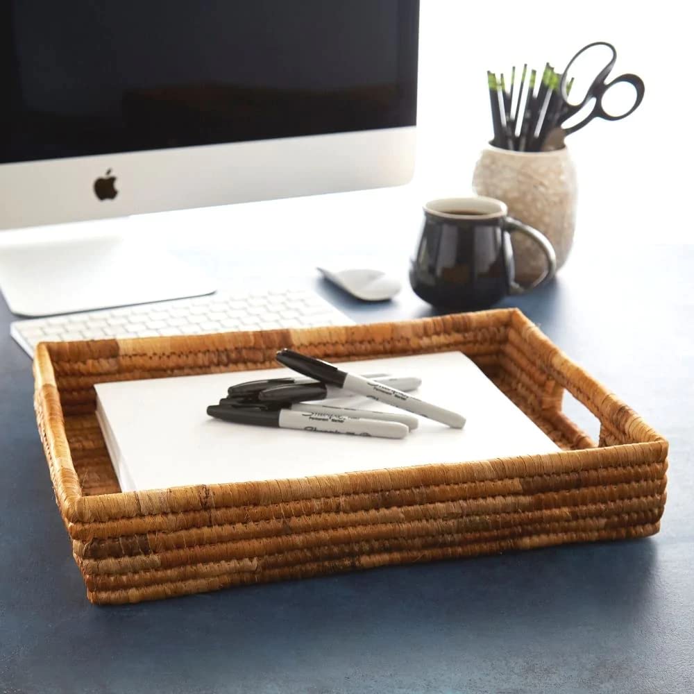 Medium Banana Leaf Tray - Eco-Friendly Serving Platter for Parties & Home Decor