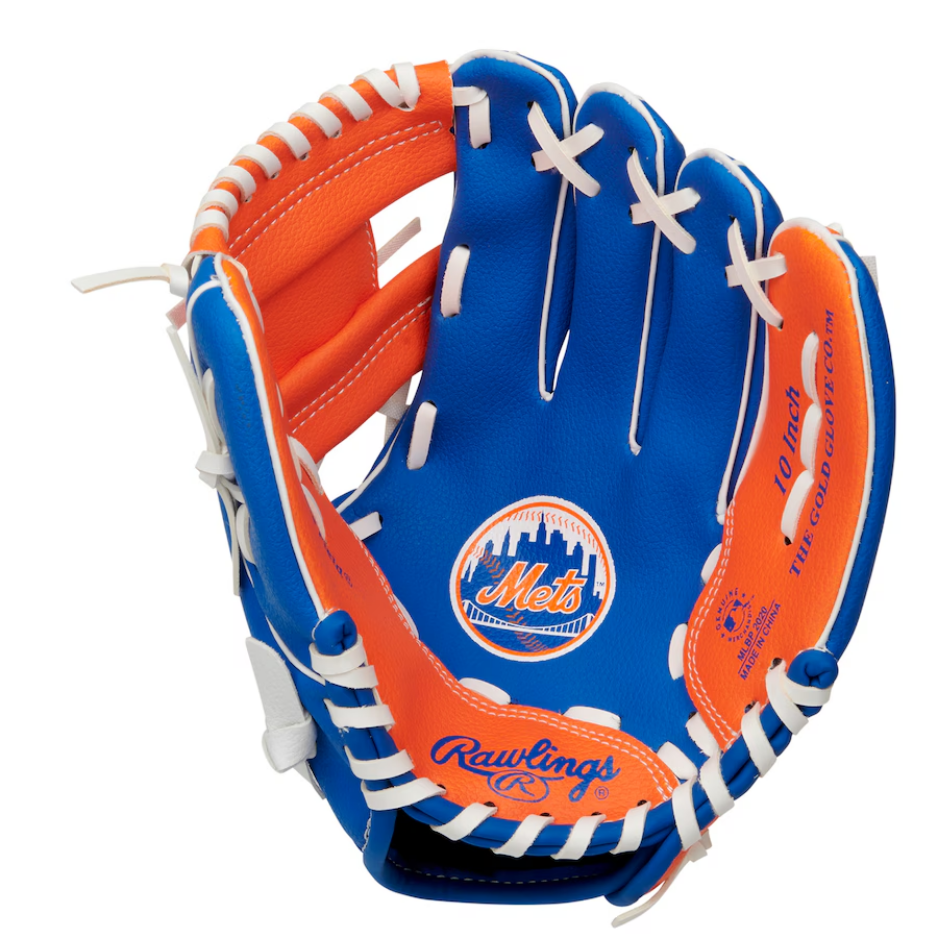 Rawlings New York Mets Tee Ball Glove for Kids 10