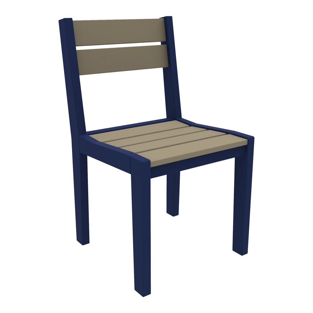 Stylish Coastline Cafe Dining Chair - Modern Wooden Bistro Chair for Kitchen, Restaurant & Patio - Perfect for Home, Cafe & Outdoor Dining