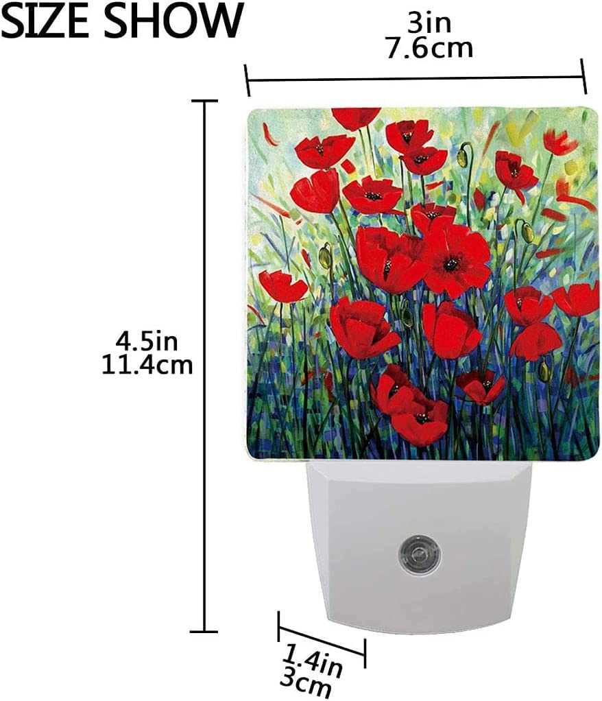 Smart Night Light Plug in Wall - Dimmable LED Nightlight with Auto Dusk to Dawn Sensor for Bedroom, Nursery, Kids Room | Perfect for Nighttime Feedings, Bathroom Trips & Creating Soothing Ambiance