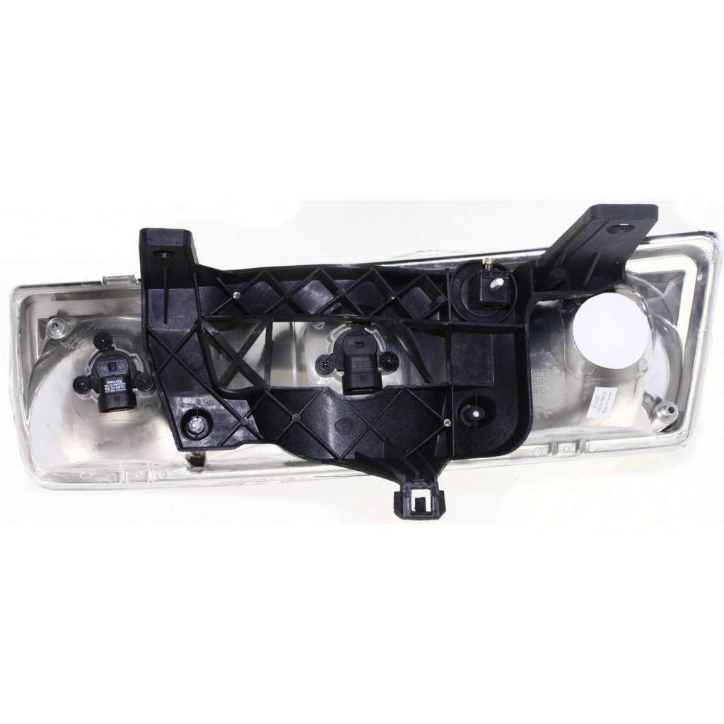2002-2004 Saturn Vue Headlight Assembly - DOT Certified Replacement for GM2502228 & GM2503228 with Bulbs - Driver & Passenger Side - Perfect for Night Driving & Foggy Conditions