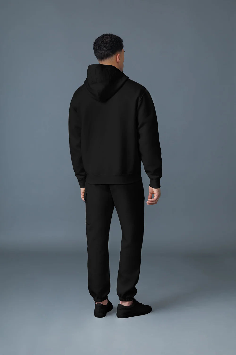 MACKAGE Kolton Double Face Jersey Logo Hoodie for Men & Women - Soft Fleece-Lined Pullover with Embroidered Logo - Perfect for Casual Wear, Gym & Outdoor Activities