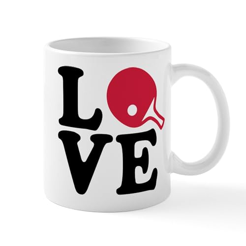 White - Table Tennis Love Mug