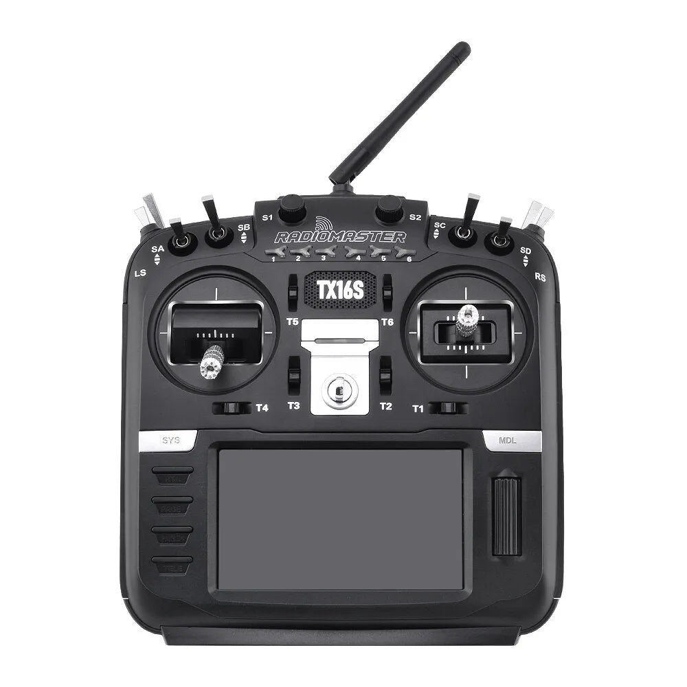 RadioMaster TX16S 2.4GHz 16-Channel Multi-Protocol Radio Transmitter with OpenTX System and Hall Effect Gimbals - Perfect for RC Drones, Airplanes, and FPV Racing