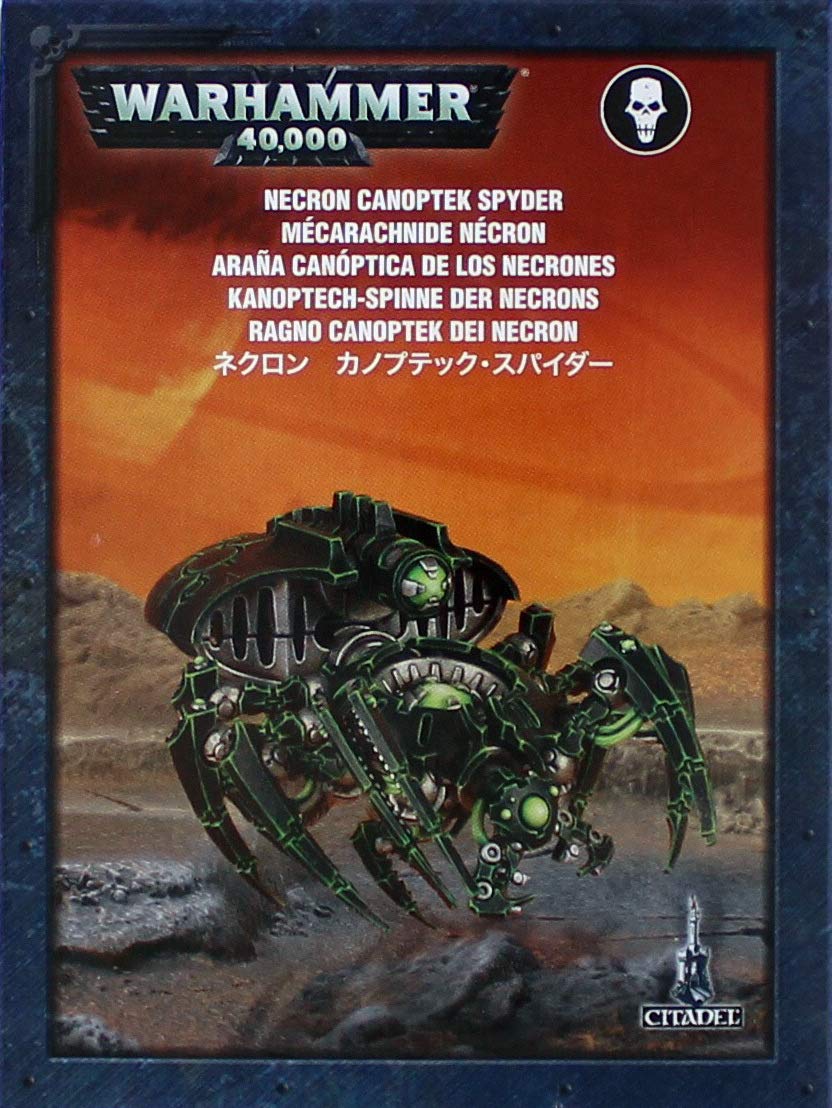 Games Workshop Necron Canoptek Spyder Miniature - Warhammer 40K Tabletop Wargaming Model for Sci-Fi Battles & Army Building