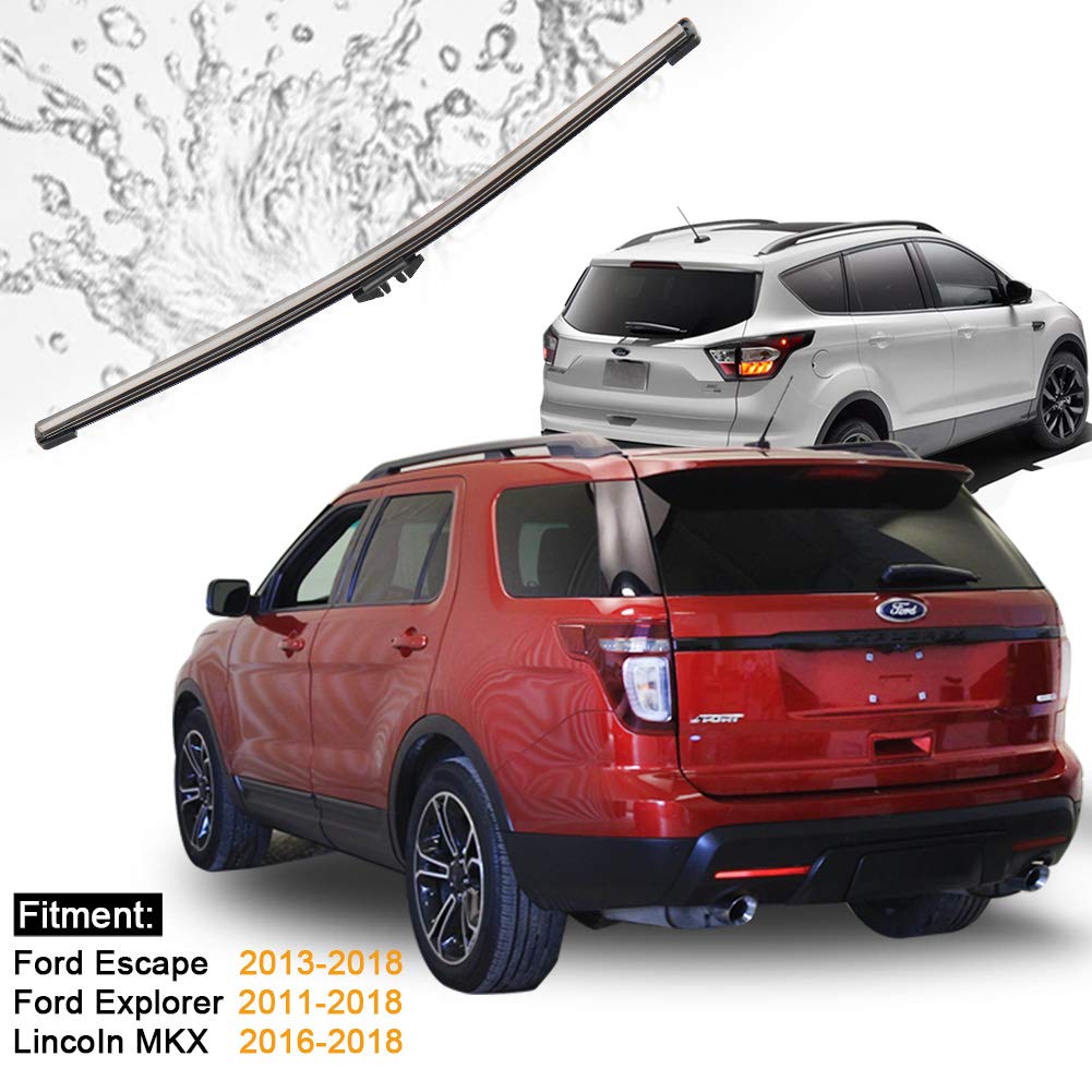 AUTOBOO 11 Inch Rear Wiper Blade Replacement for Ford Explorer 2011-2023, Escape 2013-2023 & Lincoln MKX 2016-2018 - Exact Fit OE Quality (Part# BB5Z17526C) - Perfect for Rainy Weather & Winter Driving (Pack of 1)