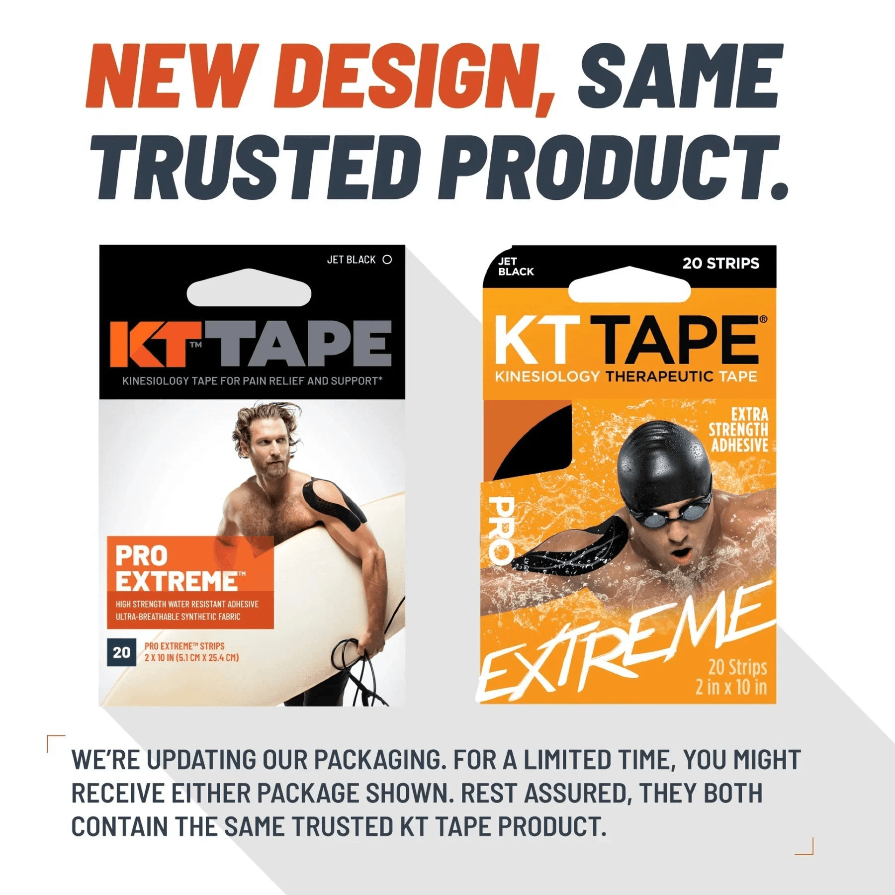 KT Tape Pro Extreme - Professional Athletic Kinesiology Tape for Pain Relief & Injury Support - Ideal for Sports, Running, Workouts & Recovery