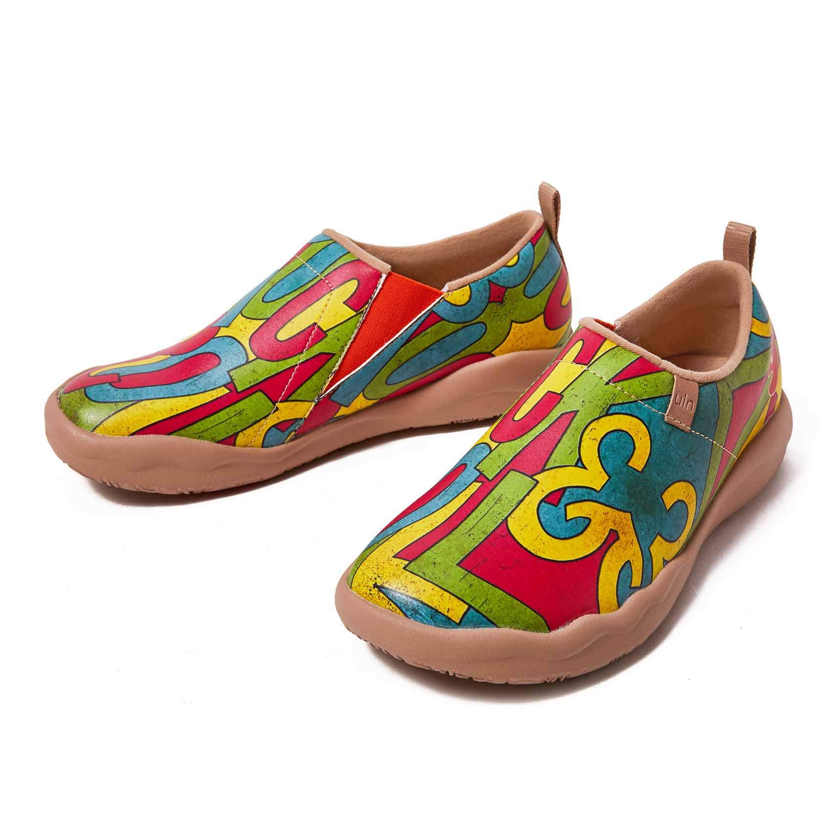 UIN Women's Slip-On Walking Shoes - Lightweight Travel Loafers with Microfiber Upper - Comfortable Casual Sneakers for Walking, Travel & Everyday Wear
