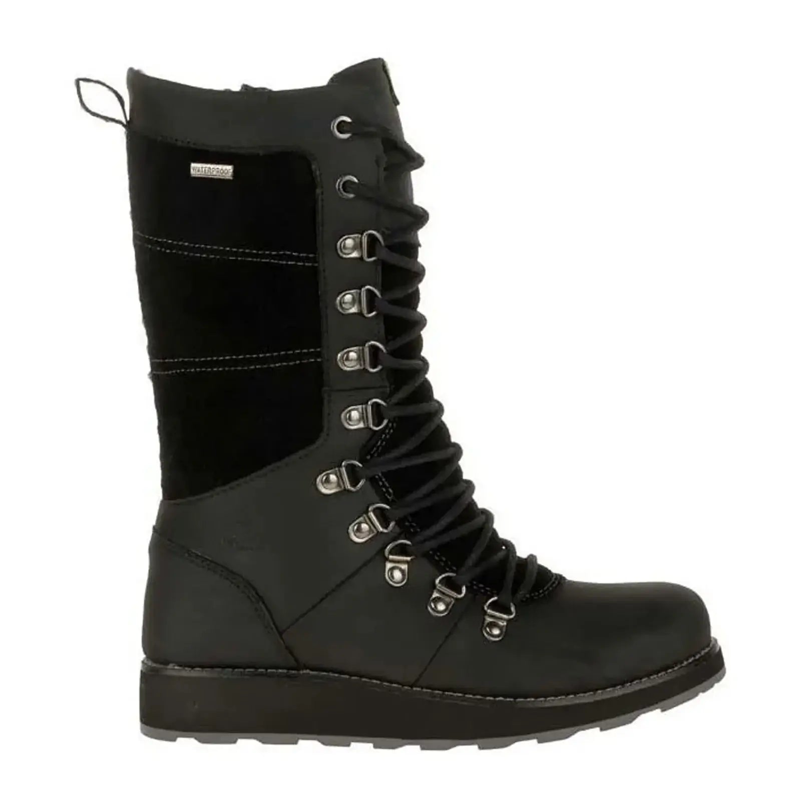 Kamik Ariel Tall Winter Boots for Women - Waterproof, Insulated Snow Boots for Cold Weather - Black - Perfect for Hiking, Snowshoeing & Winter Outdoor Activities