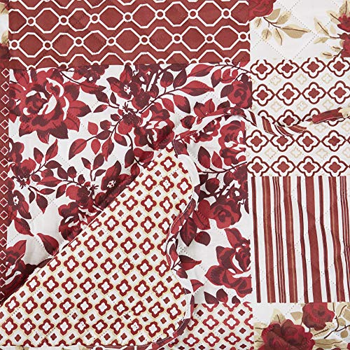 Patchwork - Burgundy