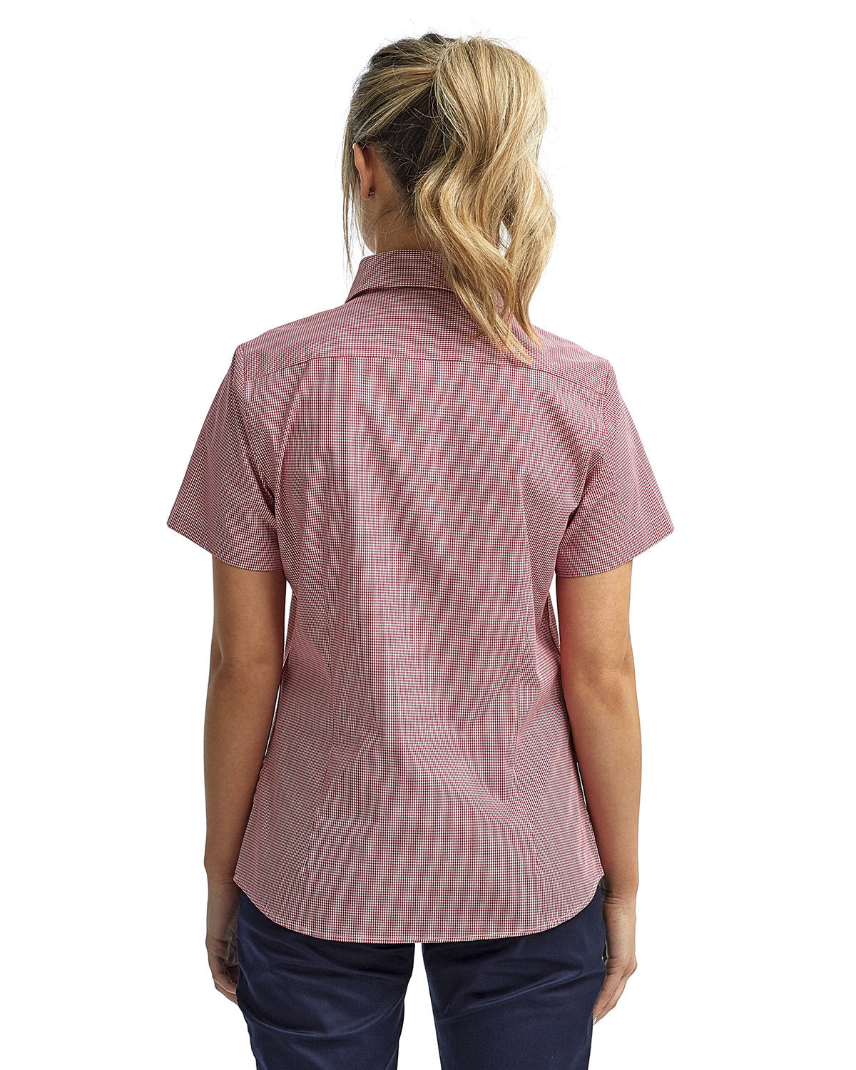 Reprime RP321 Women's Cotton Gingham Short Sleeve Shirt - Artisan Collection | Casual Summer Wear, Office Outfits & Weekend Style