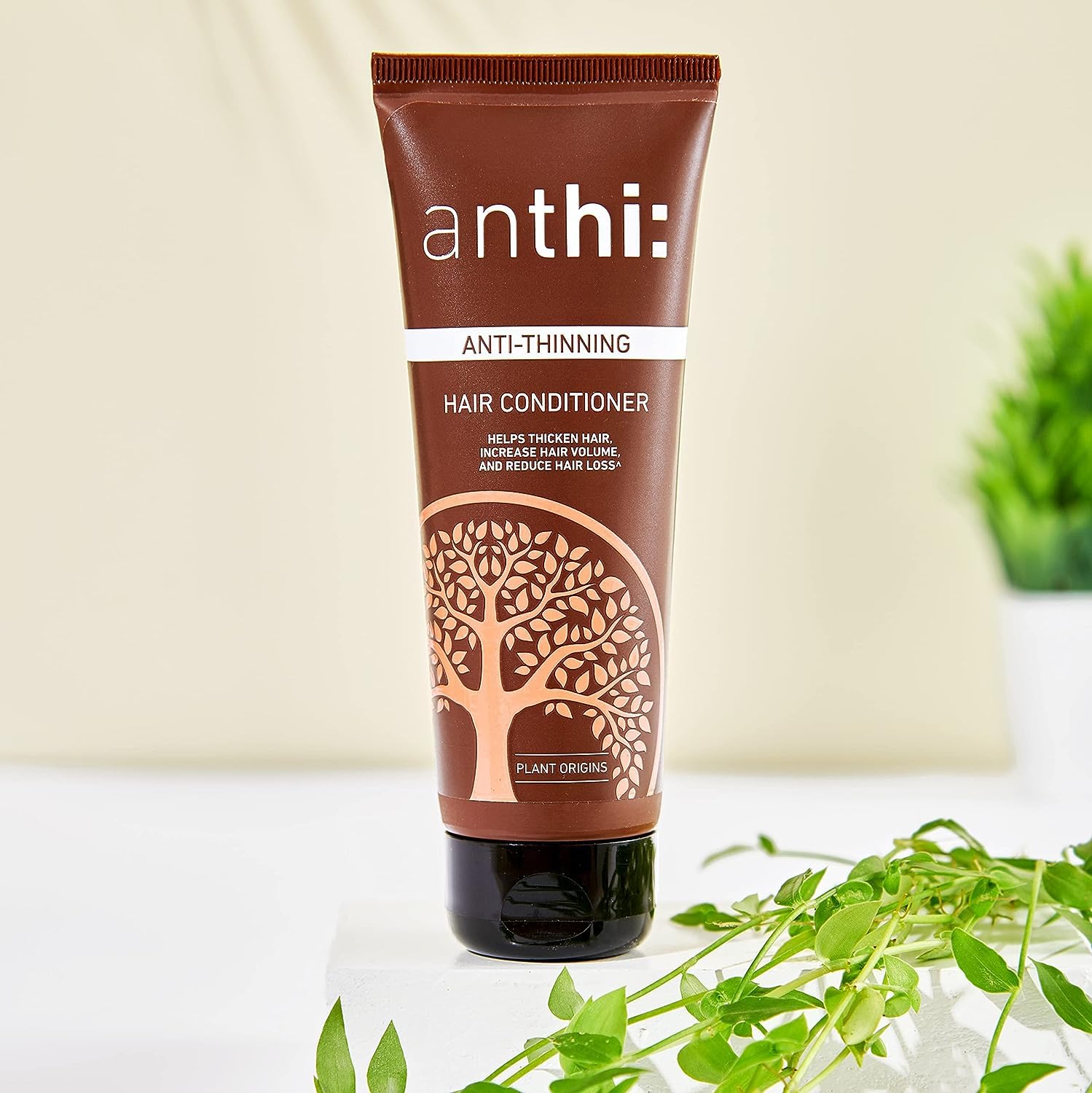 Anti-Hair Thinning Conditioner for Thicker, Fuller Hair - Sulfate & Paraben Free, 100ml Plant-Based Formula - Perfect for Daily Hair Care & Volume Boost
