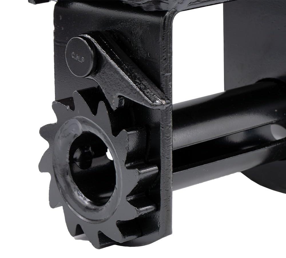 Mytee Products (4 Pack) Utility Trailer Track Slider Winch for Flatbed Semi Trucks - Heavy Duty Loading & Unloading Equipment for Transport & Construction Sites