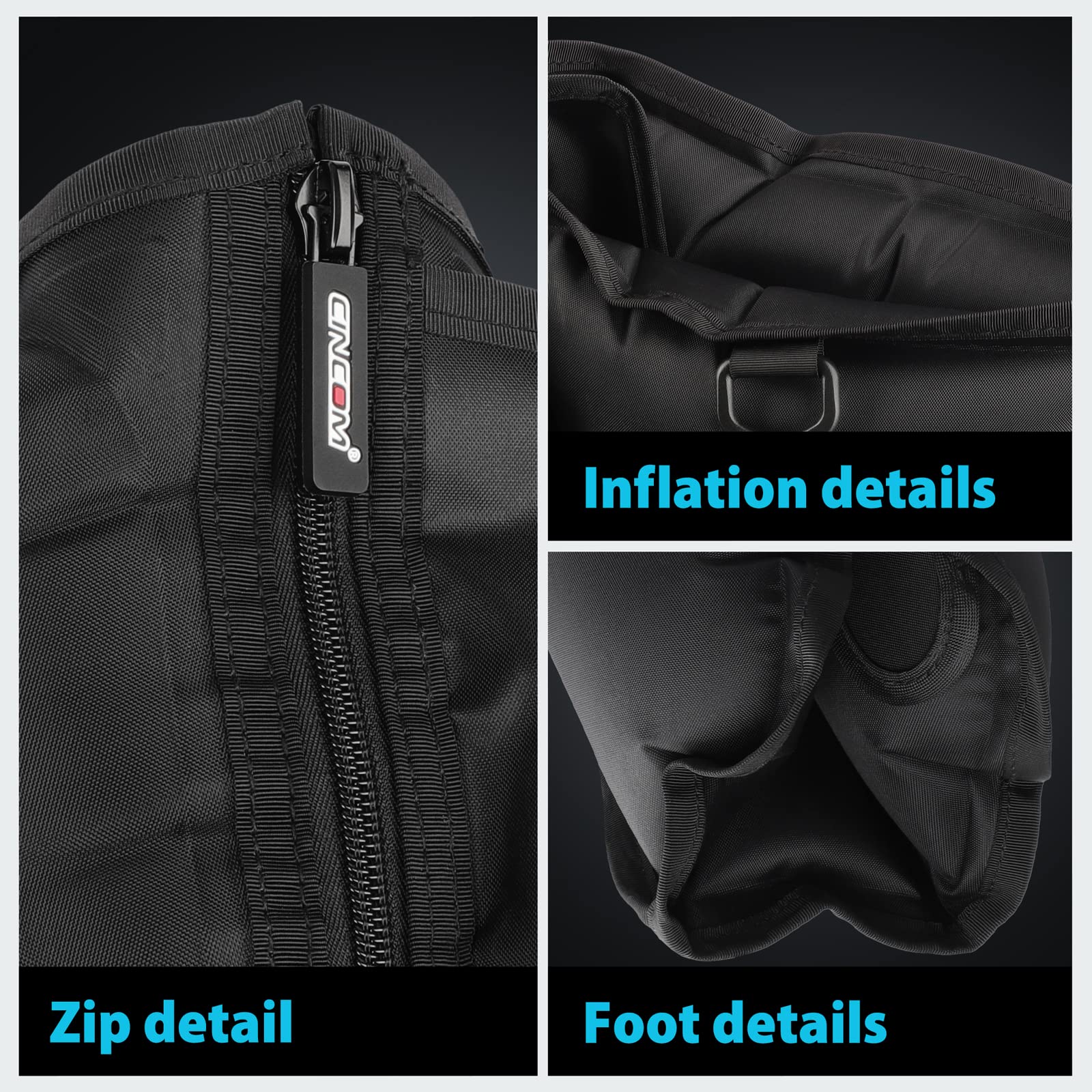 CINCOM Air Compression Leg Massager for Circulation, Pain Relief & Swelling - Relaxing Recovery Boots for Athletes, Edema Relief, Perfect Gift for Mom & Dad - FSA HSA Eligible - Ideal for Post-Workout Recovery, Travel & Home Use