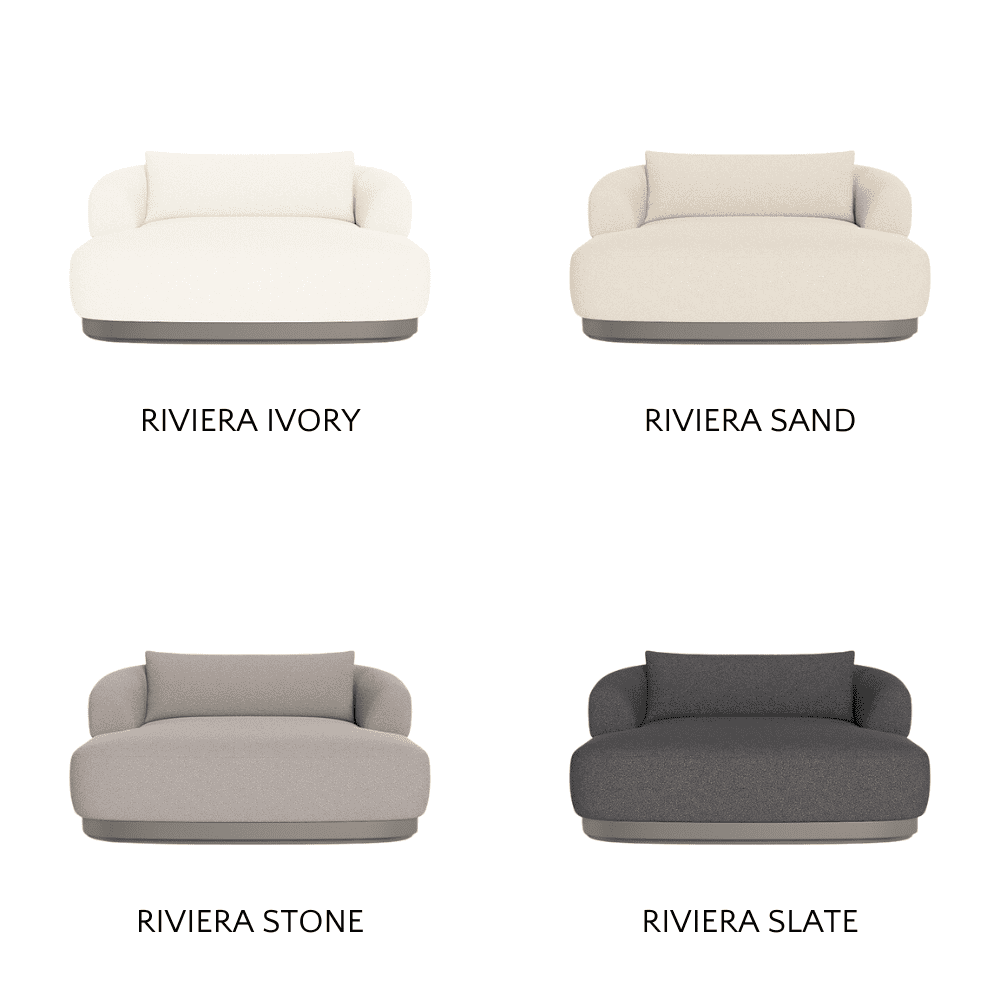 Luxury Amalfi Outdoor Daybed - Waterproof Wicker Patio Furniture for Poolside, Garden & Backyard Relaxation