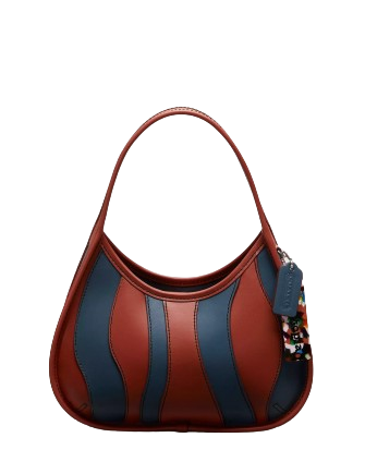 Coach Ergo Bag in Wavy Stripe Upcrafted Leather - Stylish Crossbody Purse for Women, Perfect for Work, Travel & Everyday Use