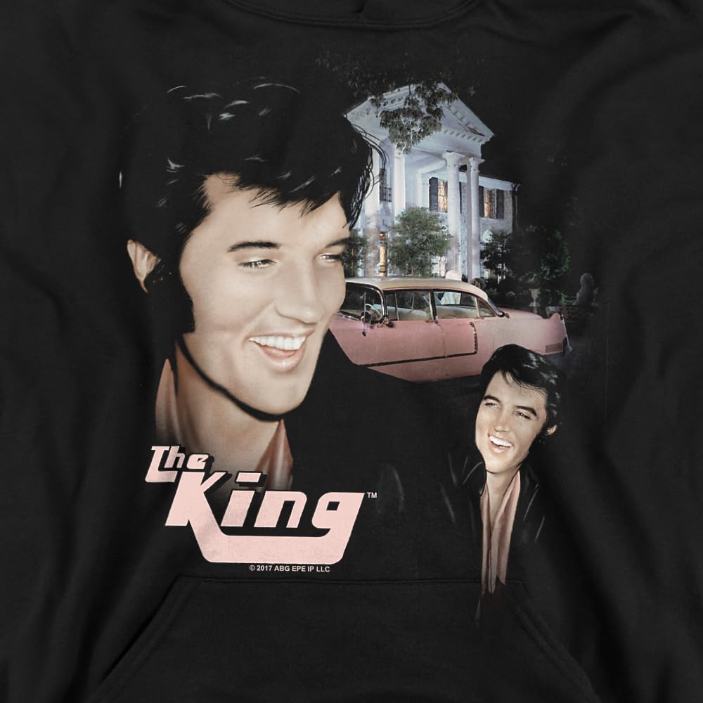 Elvis Presley Home Sweet Home Unisex Hoodie for Kids - Soft Pullover Sweatshirt for Boys & Girls - Perfect for School, Casual Wear & Family Outings