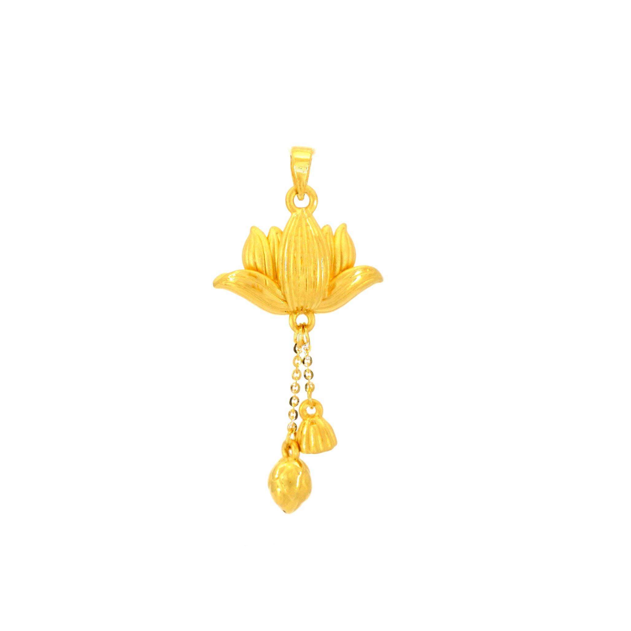 24K Gold Pendant Necklace for Women - Real Solid Gold Jewelry Gift for Her - Elegant Layering Chain for Everyday Wear & Special Occasions