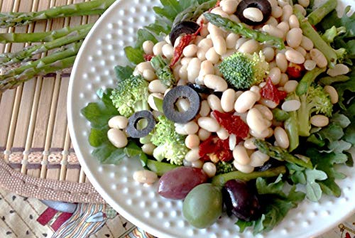 Organic Navy Beans Raw Non-GMO Vegan Bulk 9LB - High Protein Healthy Legumes for Soups, Salads & Slow Cooking