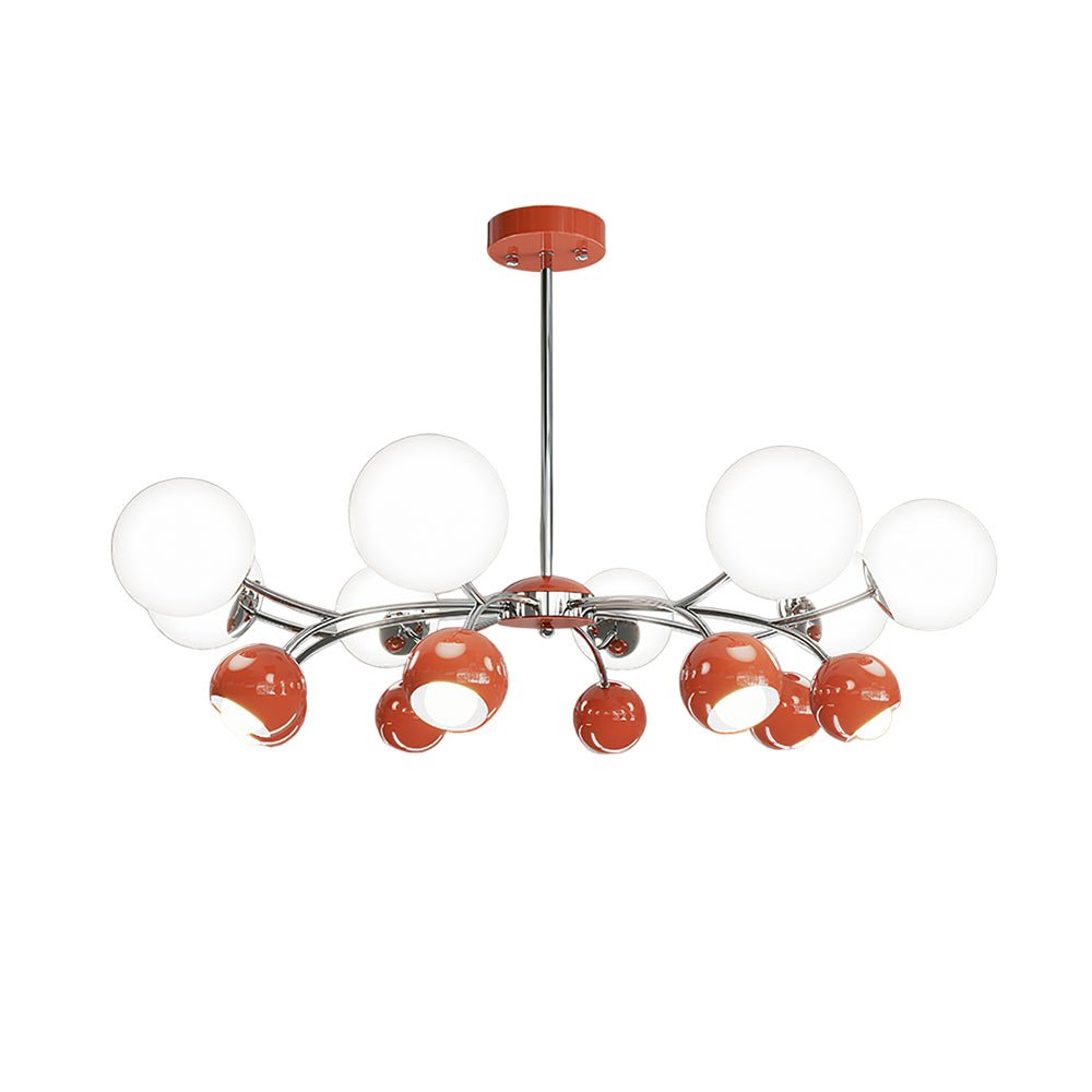 Celestial Spheres Chandelier - Modern Crystal Ceiling Light Fixture for Dining Room, Living Room & Bedroom | Elegant Home Decor Lighting for Weddings & Luxury Interiors