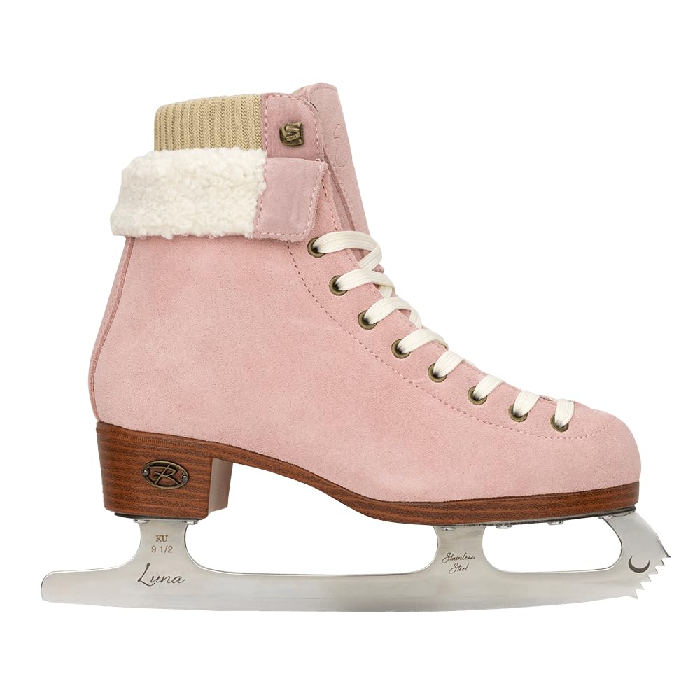 Riedell Ember Recreational Figure Ice Skates for Women & Men - Comfortable Boots with Stainless Steel Blades for Beginners & Casual Skating - Perfect for Ice Rinks, Outdoor Ponds & Winter Sports