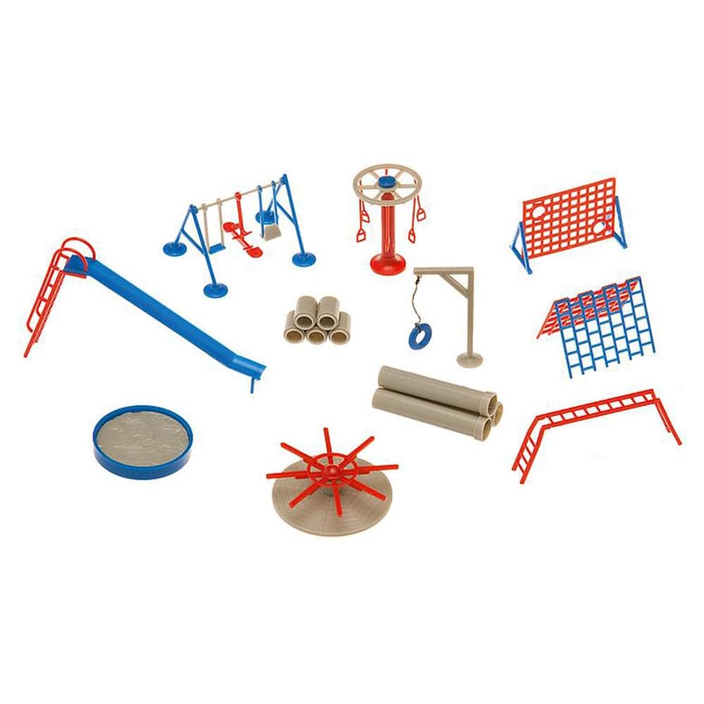 Faller 180576 Playground Equipment Scenery and Accessories - Miniature Model Train Scenes for DIY Hobbyists & Collectors - Perfect for Layouts, Displays, and Dioramas