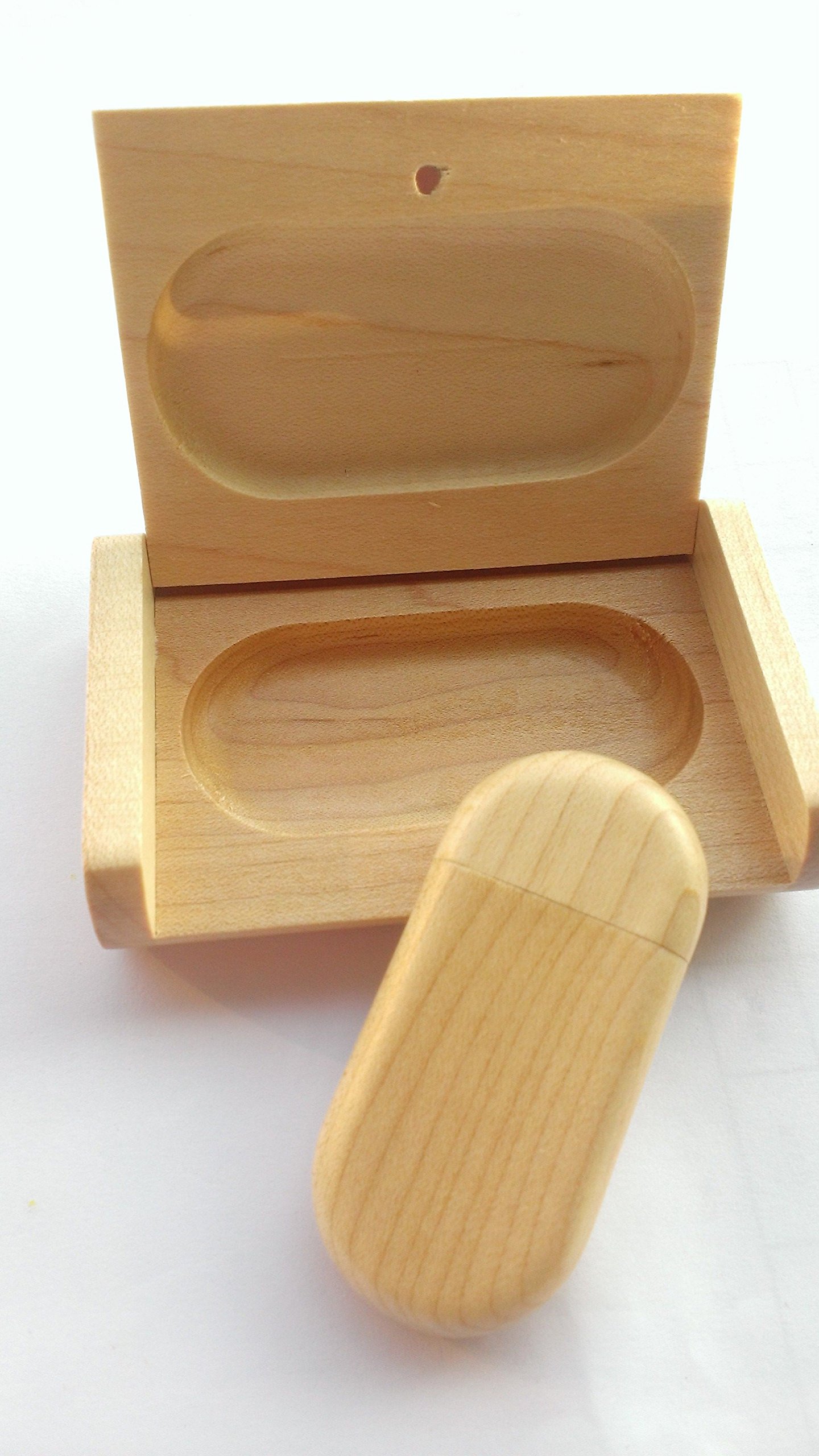 Premium 64GB Wooden USB Flash Drive 2.0 with Maple Gift Box - Perfect for Business Gifts, Data Storage & Unique Tech Accessories