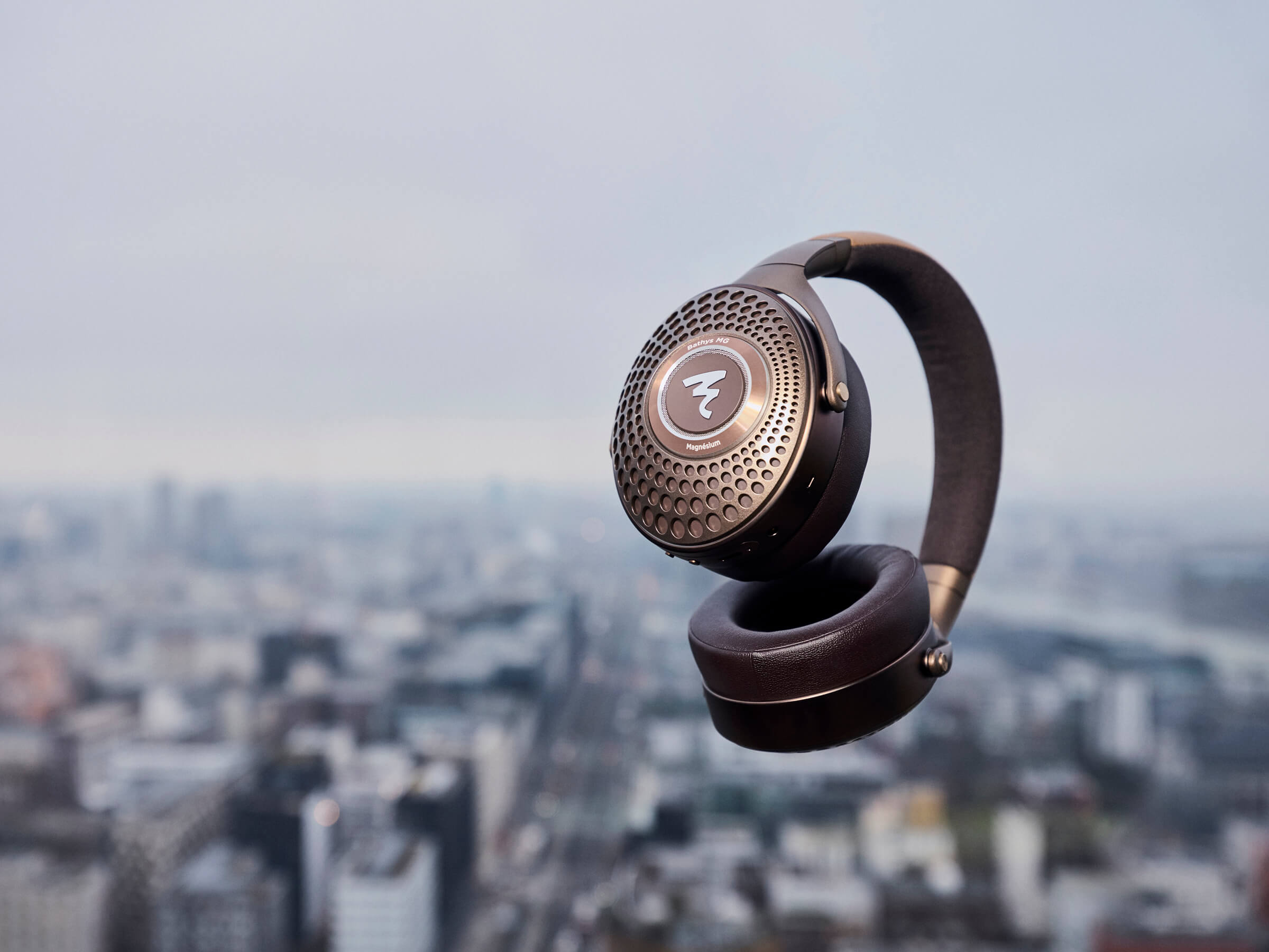 Focal Bathys Mg Wireless Over-Ear Headphones with Noise Cancelling - Premium Sound for Travel, Work & Home Listening